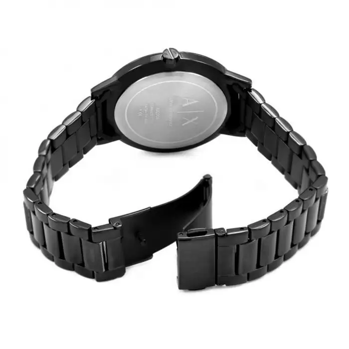 SKU-35529 / ARMANI EXCHANGE Black Stainless Steel Bracelet