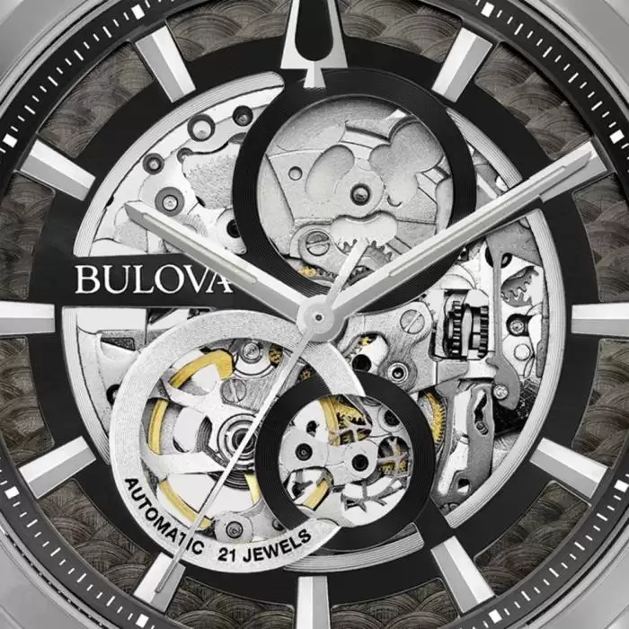SKU-36679 / BULOVA Sutton Automatic Silver Stainless Steel Bracelet