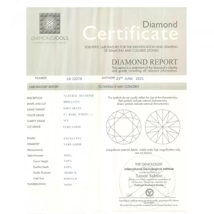 SKU-36479 / Μονόπετρο Δαχτυλίδι Diamond Jools Ροζ Χρυσός & Λευκόχρυσος Κ18 με Διαμάντι