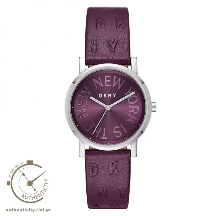 SKU-37209 / DKNY Soho Purple Leather Strap