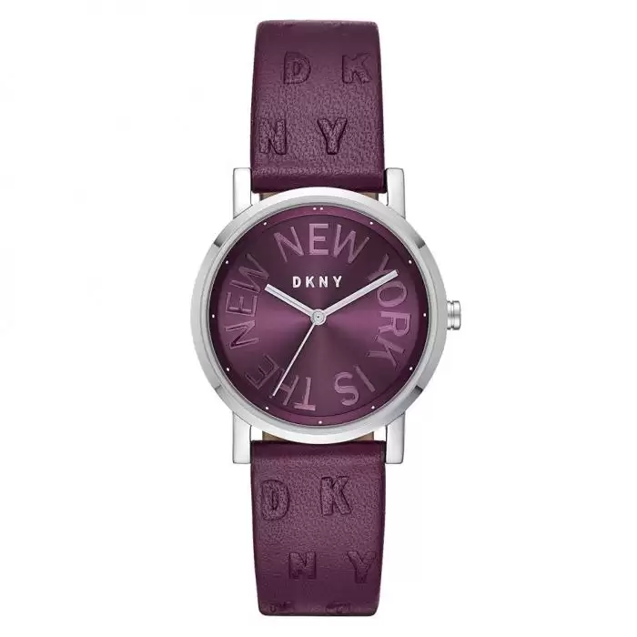 SKU-37209 / DKNY Soho Purple Leather Strap
