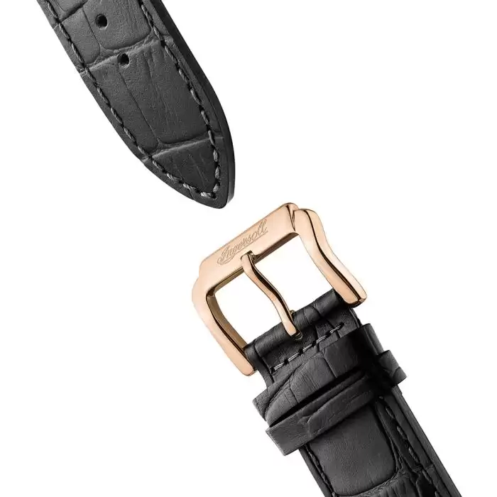SKU-37065 / INGERSOLL Armstrong Automatic Black Leather Strap