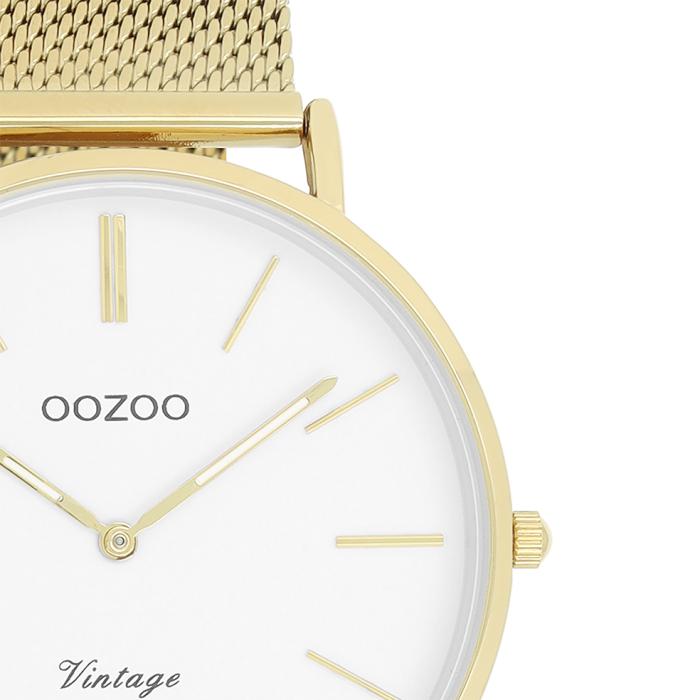 Γυναικείο Ρολόι OOZOO Vintage με Χρυσό Μπρασελέ | C9909 SKU-37786