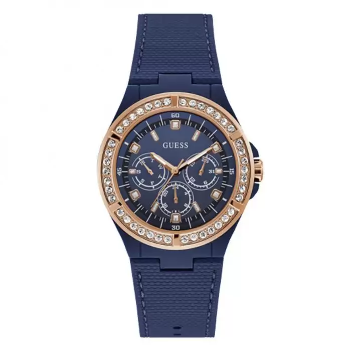 SKU-38513 / GUESS Crystals Blue Silicone Strap