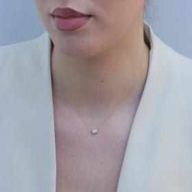 Κολιέ DiamondJools Χρυσός Κ18 με Διαμάντι SKU-38338