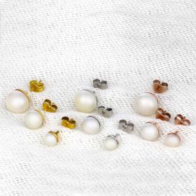 Σκουλαρίκια Γυναικεία Καρφωτά Ασήμι 925° με Μαργαριτάρια SKU-38443