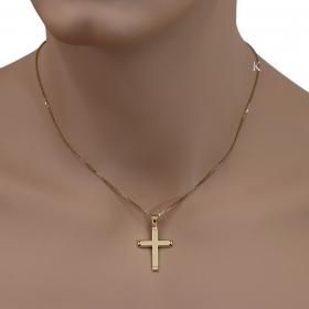 Σταυρός Κλασικός Ανδρικός Χρυσός Κ14 SKU-38390