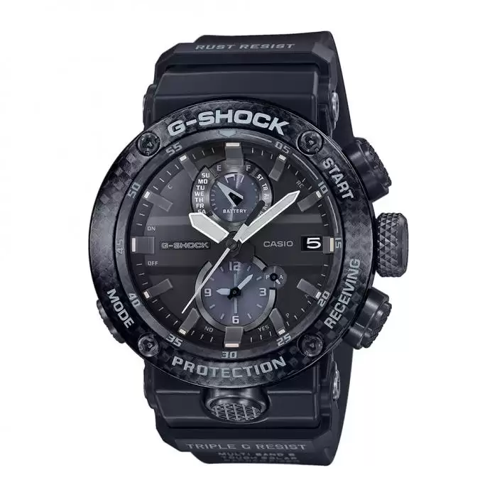 SKU-39948 / CASIO G-Shock Solar  Chronograph Black Rubber Strap