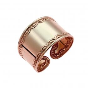Δαχτυλίδι Ροζ Χρυσός Κ14