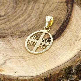 Μοντέρνο Κωνσταντινάτο Φυλαχτό Χρυσός Κ9 SKU-39194