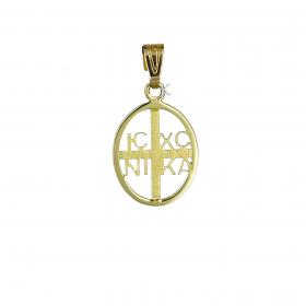 Μοντέρνο Κωνσταντινάτο Φυλαχτό Χρυσός Κ9 SKU-39194