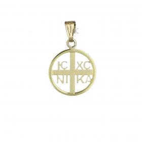 Μοντέρνο Κωνσταντινάτο Φυλαχτό Χρυσός Κ9 SKU-39195