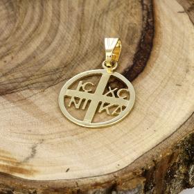 Μοντέρνο Κωνσταντινάτο Φυλαχτό Χρυσός Κ9 SKU-39195