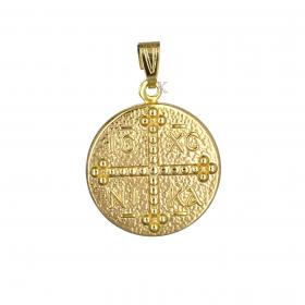 Κωνσταντινάτο Φυλαχτό Χειροποίητο Χρυσός Κ9 SKU-39196