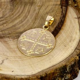 Κωνσταντινάτο Φυλαχτό Χειροποίητο Χρυσός Κ9 SKU-39196