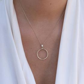 Μενταγιόν Λιροθήκη Χρυσός Κ14 SKU-39211