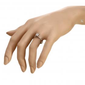 Μονόπετρο Diamond Jools Λευκόχρυσος Κ18 με Διαμάντια SKU-39053