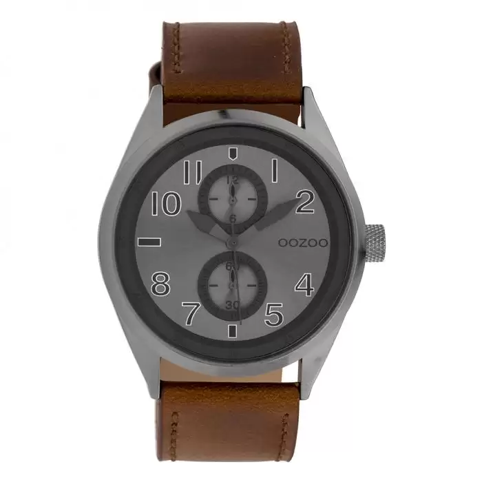 SKU-39550 / OOZOO Timepieces Brown Leather Strap