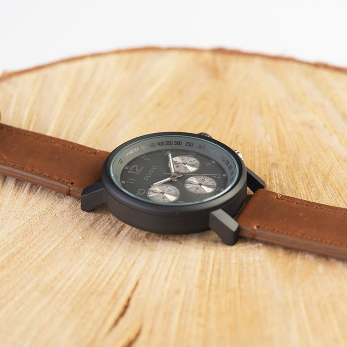 SKU-39624 / OOZOO Timepieces Brown Leather Strap