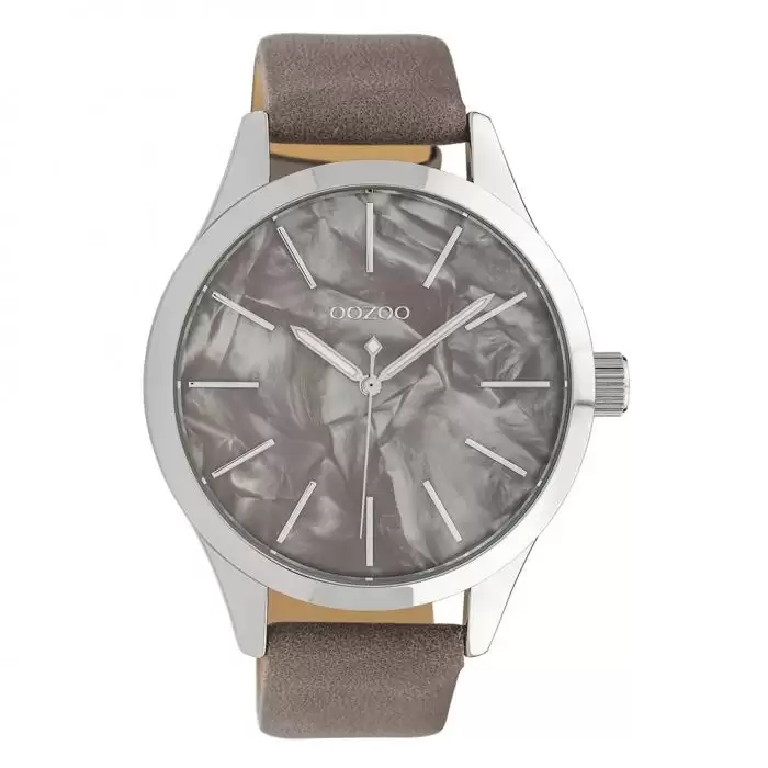 SKU-39843 / OOZOO Timepieces Brown Leather Strap