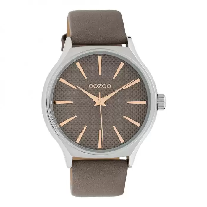 SKU-39871 / OOZOO Timepieces Brown Leather Strap