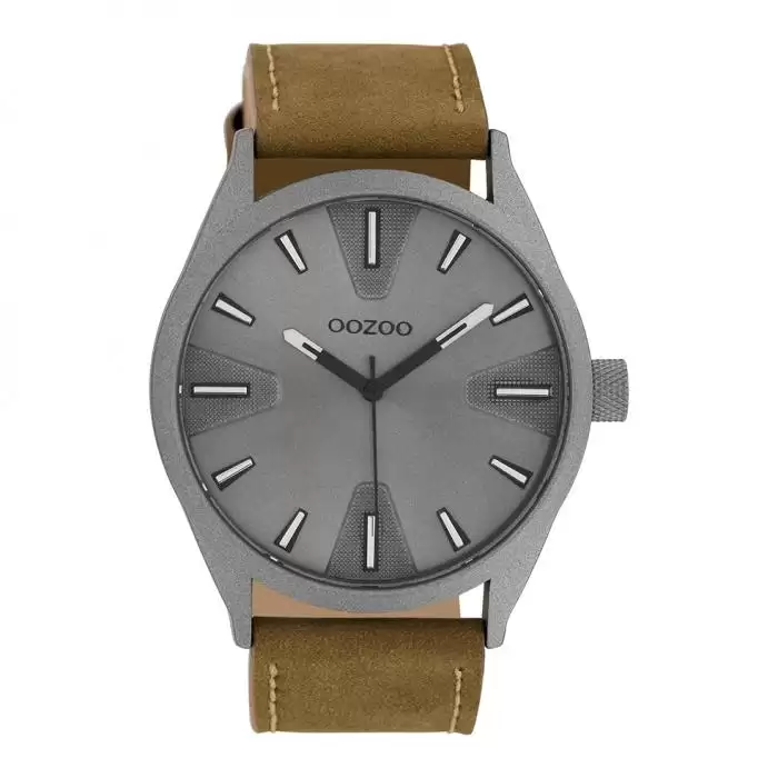 SKU-39483 / OOZOO Timepieces Olive Leather Strap