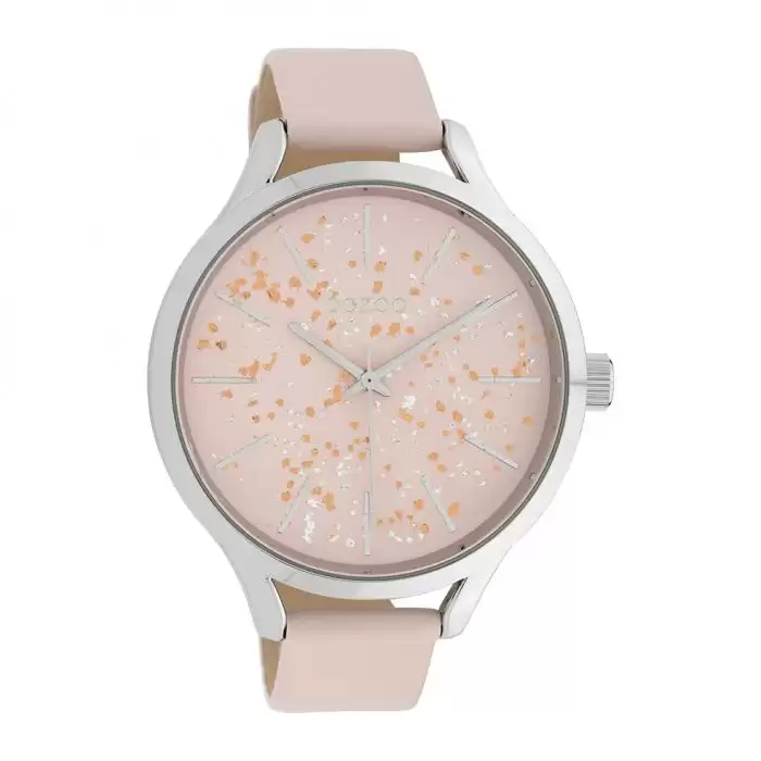 SKU-39855 / OOZOO Timepieces Pink Leather Strap