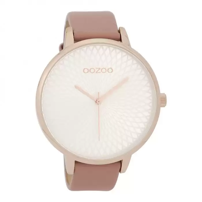 SKU-39917 / OOZOO Timepieces Pink Leather Strap
