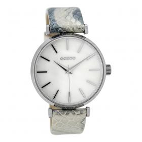 OOZOO Timepieces Two Tone Leather Strap