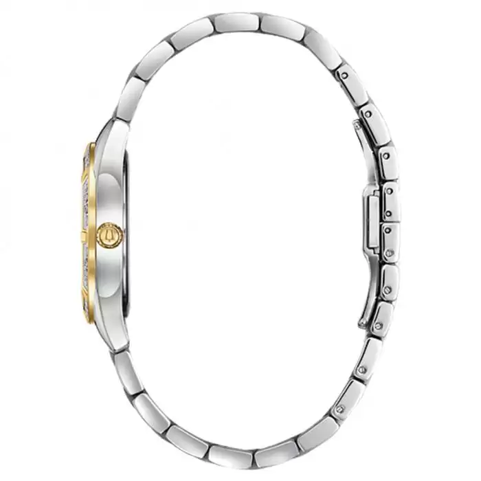 SKU-40509 / BULOVA Diamonds Two Tone Stainless Steel Bracelet
