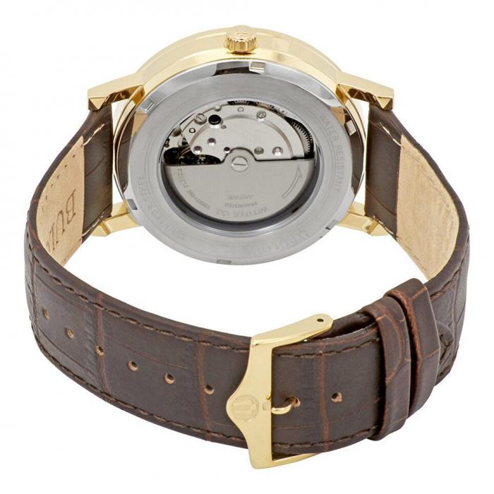 SKU-40479 / BULOVA Mechanical Collection Automatic Brown Leather Strap