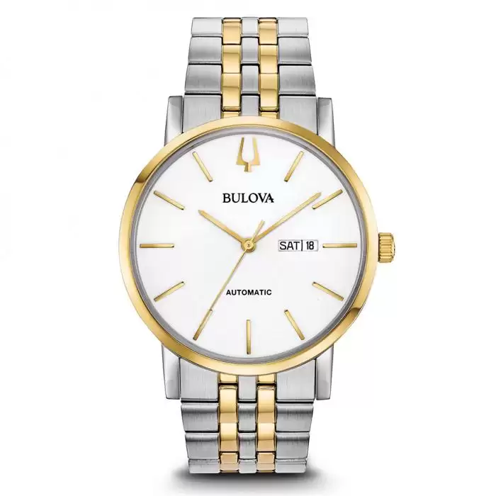 SKU-40480 / BULOVA Mechanical Collection Automatic Two Tone Stainless Steel Bracelet