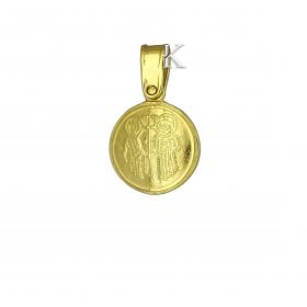 Κωνσταντινάτο Χρυσός & Λευκόχρυσος Κ9 Διπλής Όψεως SKU-40848