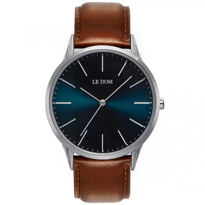 SKU-40177 / LE DOM Classic Collection Brown Leather Strap