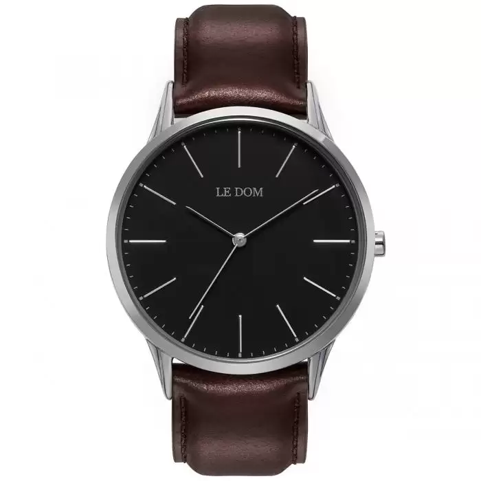 SKU-40178 / LEDOM Classic Collection Brown Leather Strap
