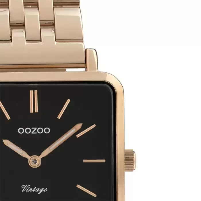 Ρολόι Γυναικείο OOZOO Vintage με Ρόζ Χρυσό Μπρασελέ | C9959 SKU-40639