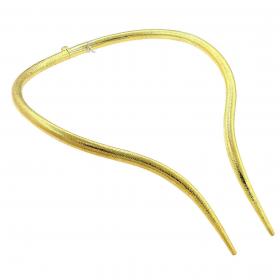 Περιδέραιο Ασήμι 925 με Κίτρινο Επιχρύσωμα SKU-40567