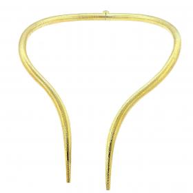 Περιδέραιο Ασήμι 925 με Κίτρινο Επιχρύσωμα SKU-40567