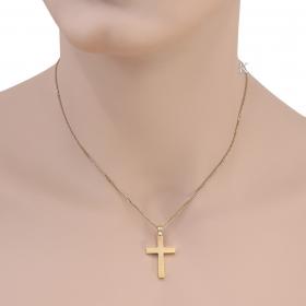 Σταυρός Κλασικός Ανδρικός FaCad’oro Χρυσός Κ14 SKU-40060