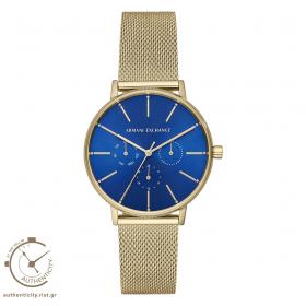 Ρολόι Γυναικείο ARMANI EXCHANGE Lola με Κρύσταλλα από Ανοξείδωτο Ατσάλι | AX5554 SKU-41934
