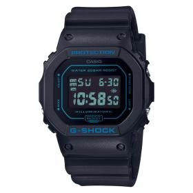 Ρολόι Ανδρικό CASIO G-Shock με Μαύρο Λουράκι | DW-5600BBM-1ER SKU-41143