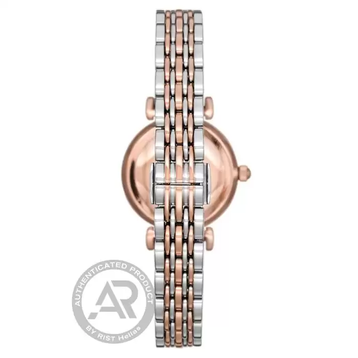 SKU-41037 / EMPORIO ARMANI Gianni T-Bar Crystals Two Tone Stainless Steel Bracelet