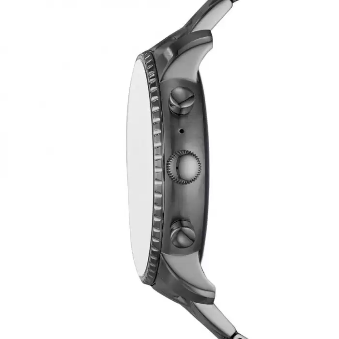 SKU-41623 / FOSSIL Q Explorist HR Grey Stainless Steel Bracelet