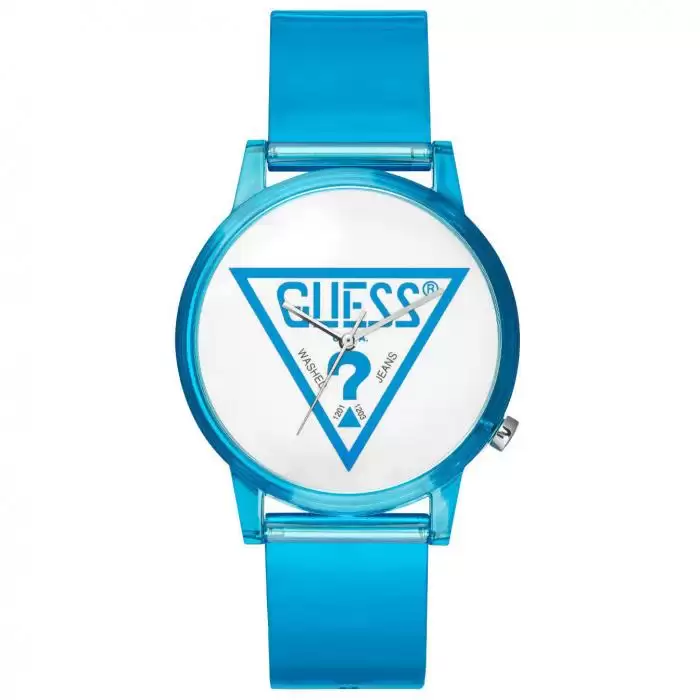 SKU-41956 / GUESS Ladies Blue Silicone Strap