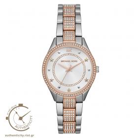 MICHAEL KORS Lauryn Crystals Two Tone Stainless Steel Bracelet SKU-41088
