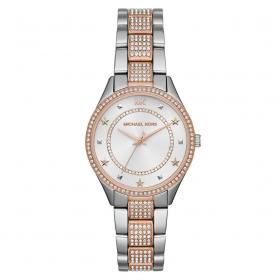 MICHAEL KORS Lauryn Crystals Two Tone Stainless Steel Bracelet SKU-41088