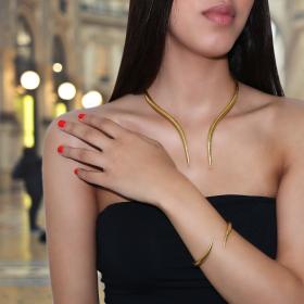 Σετ Ασήμι 925° με Κίτρινο Επιχρύσωμα SKU-41024