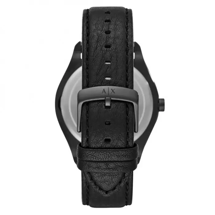 SKU-42370 / ARMANI EXCHANGE Black Leather Strap