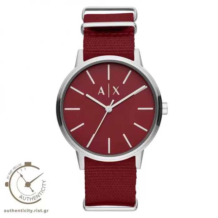 SKU-42354 / ARMANI EXCHANGE Red Synthetic Strap