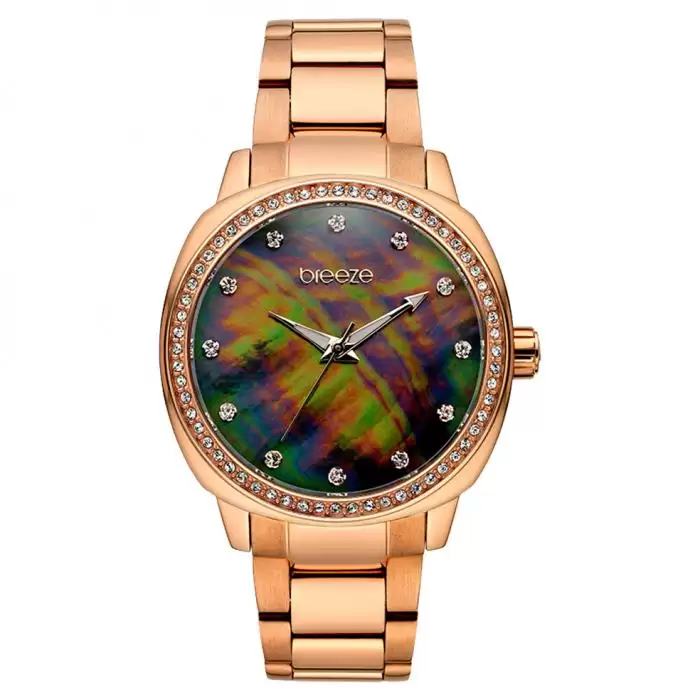 SKU-42242 / BREEZE Glamcy Crystals Rose Gold Stainless Steel Bracelet